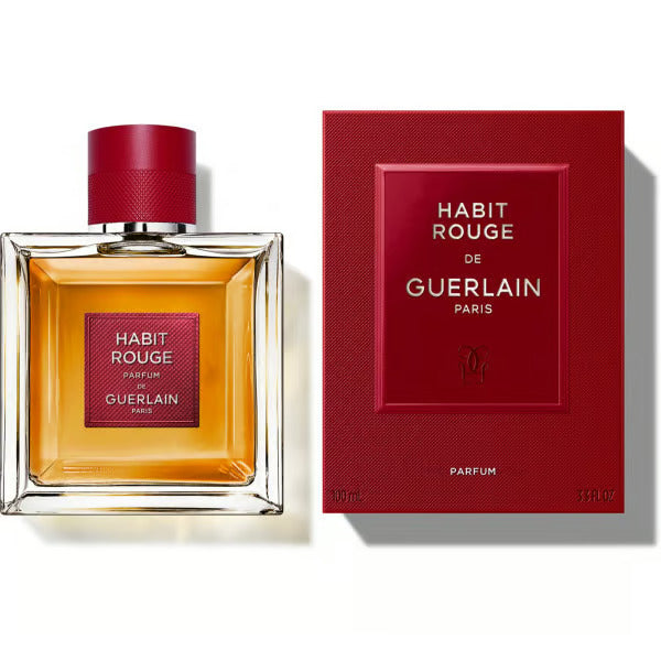 🔥GÜERLAIN HABÏT ROUGE PARFUM EDP 100 ML/3.4 oz NIB SHIP FROM FRANCE