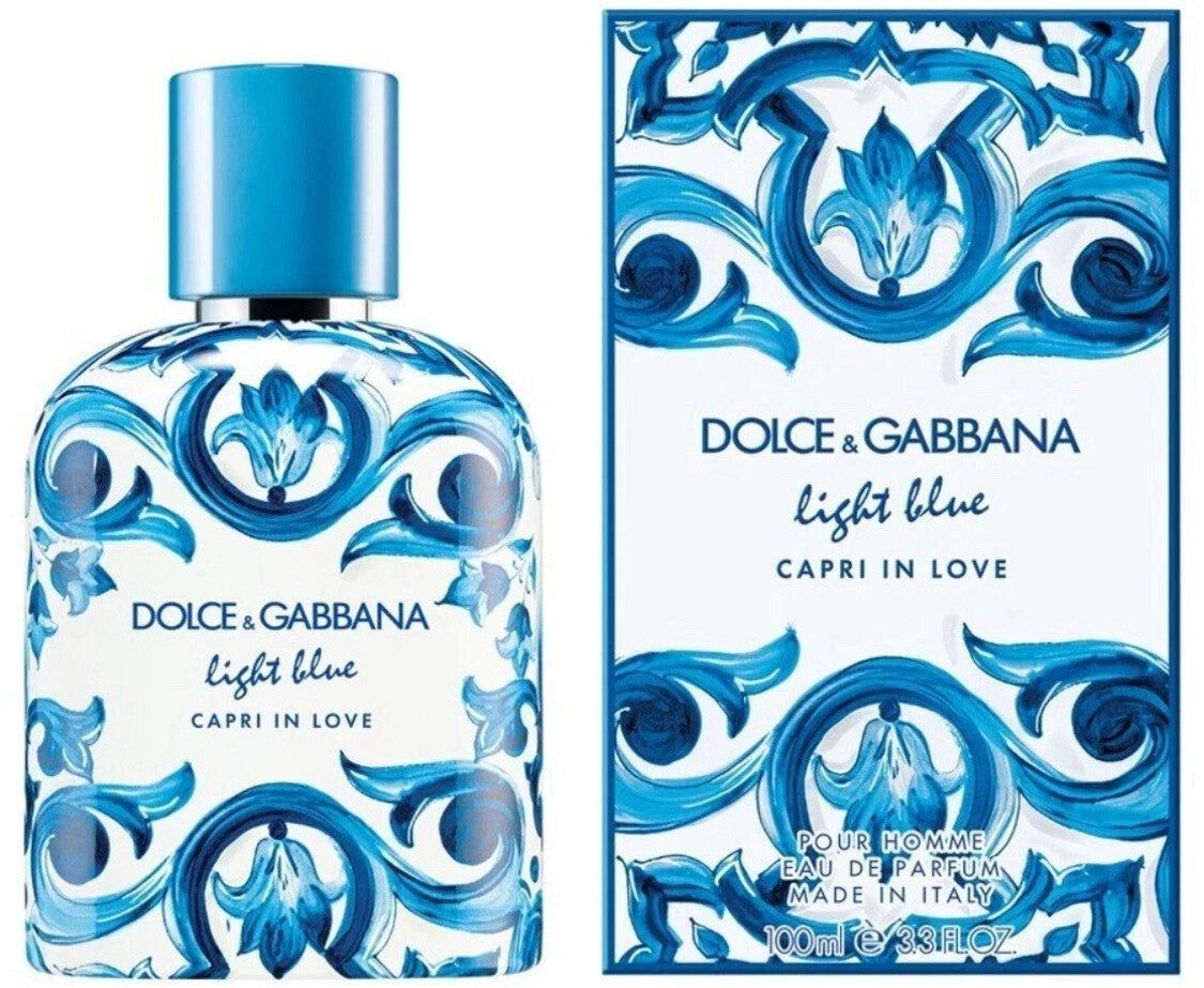 Dolce & Gabbana Light Blue Capri In Love Pour Homme Eau De Parfum For Men 1.7 oz