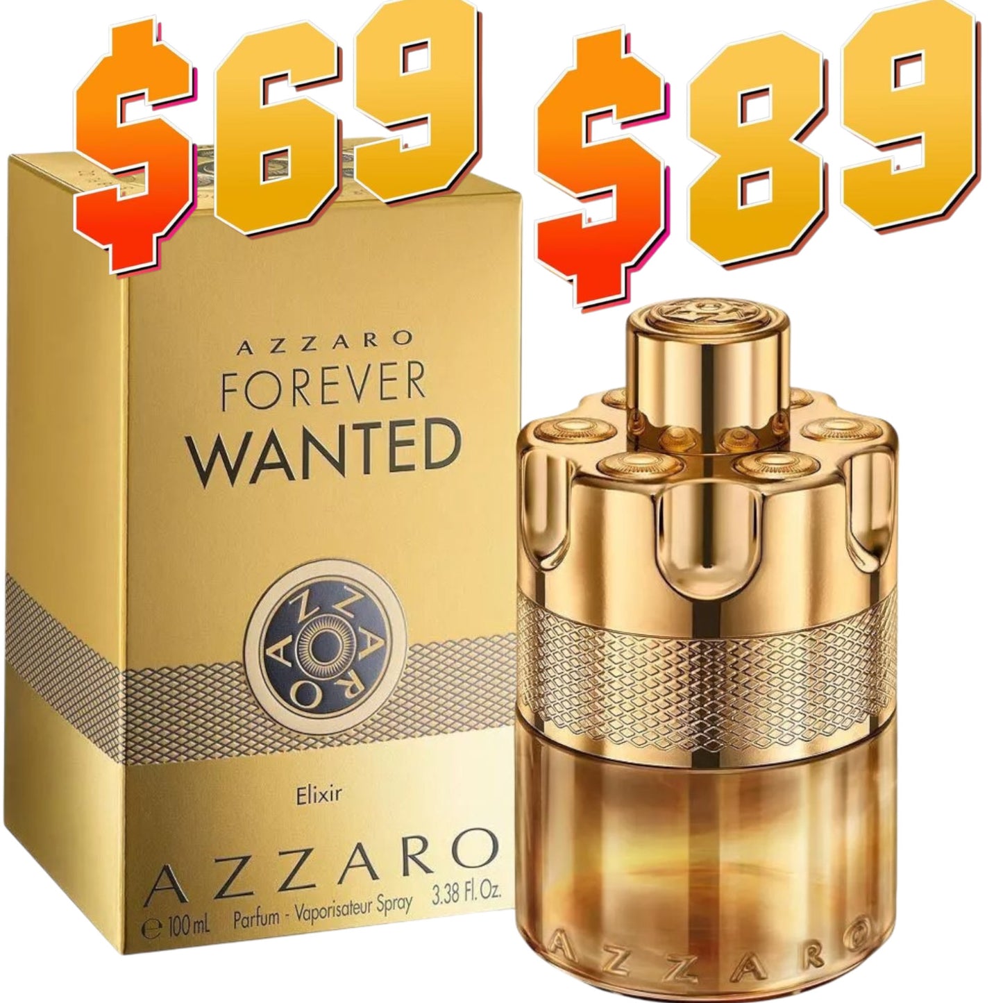 Azzaro - Forever Wanted Elixir - EDP 50-100 ML SEALED SHIP FROM FRANCE