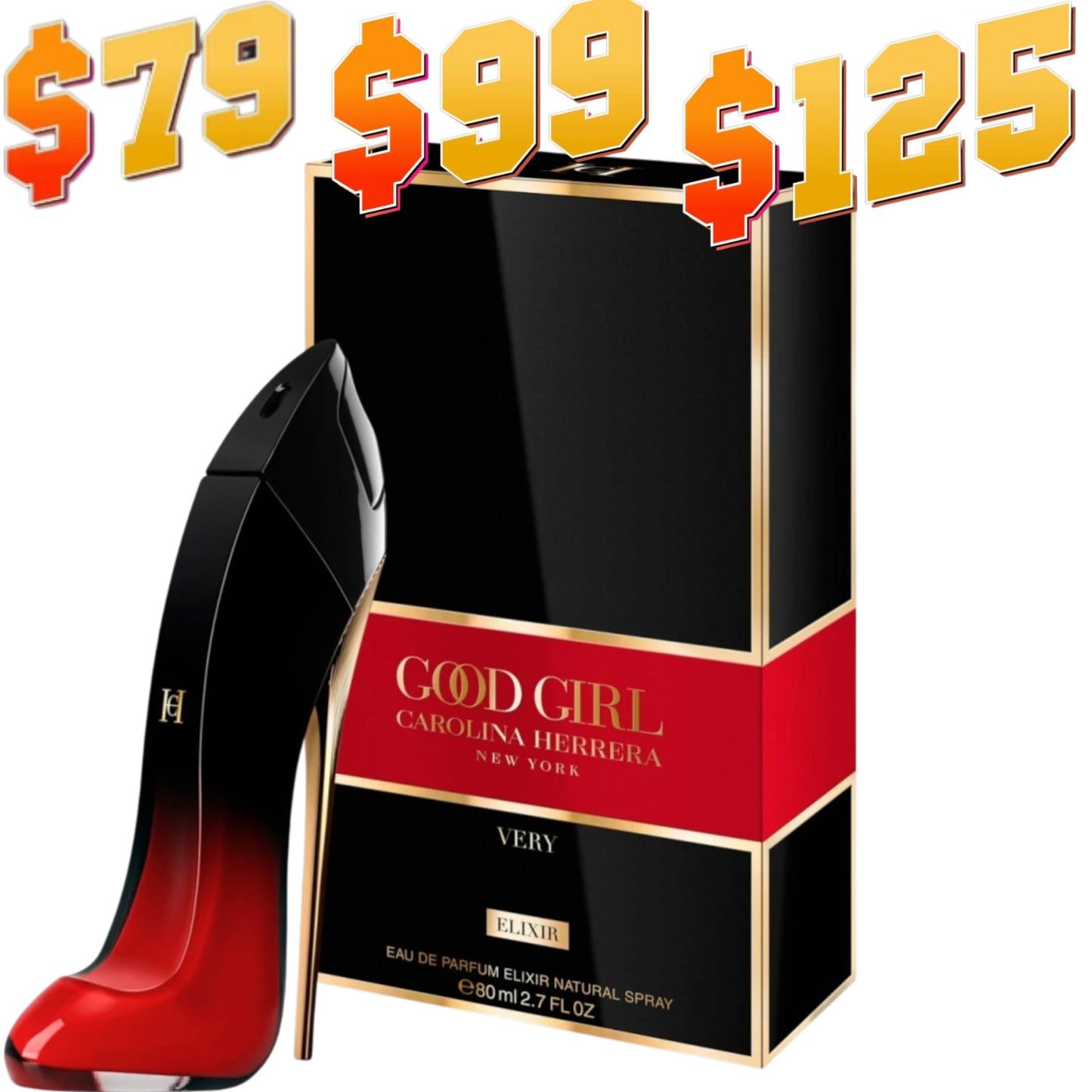 2025 Carolina Herrera Very Good Girl Elixir edp ship from france