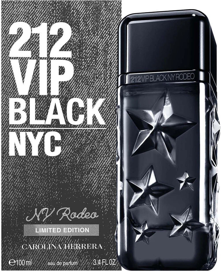 Carolina Herrera- 212 Vip Black Rodeo Édition limitée 2.7 oz