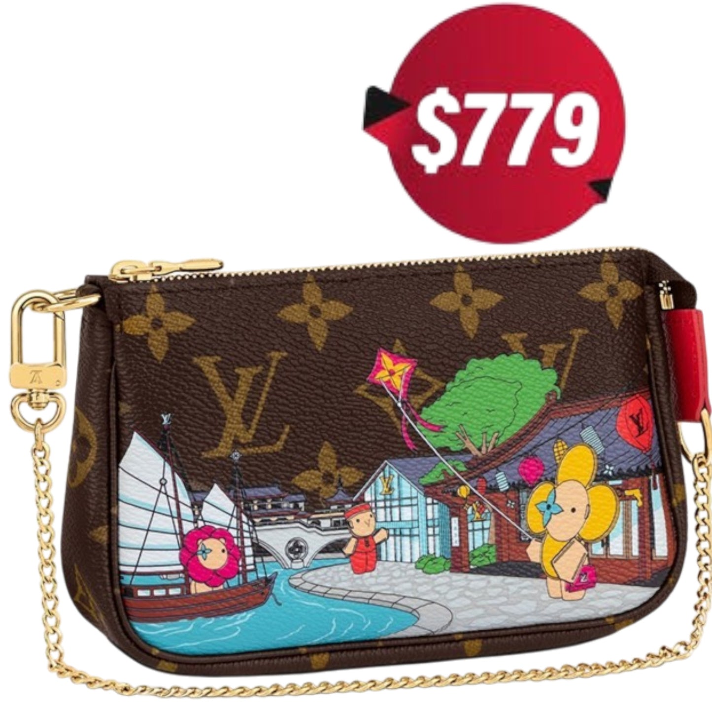 Brand NEW Louis Vuitton Vivienne Monogram Mini Pochette 100% AUTHENTIC