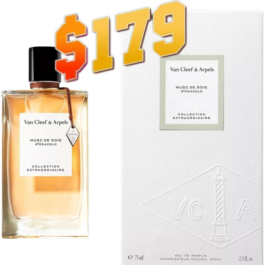 Van Cleef & Arpels   MUSC DE SOIE EDP SEALED  SPRAY 2.5 SHIP FROM FRANCE