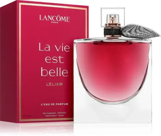 La Vie Est Belle L'elixir by Lancome L'eau De Parfum 3.4oz SHIP FROM FRANCE