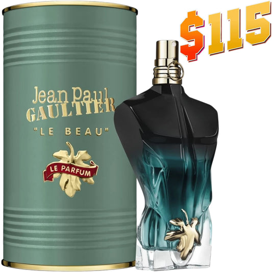 JEAN PAUL GAULTIER LE BEAU LE PARFUM 4.2 OZ EDP INTENSE SHIP FROM FRANCE