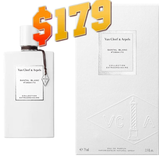 Van Cleef & Arpels  SANTAL BLANC EDP SEALED  SPRAY 2.5 SHIP FROM FRANCE