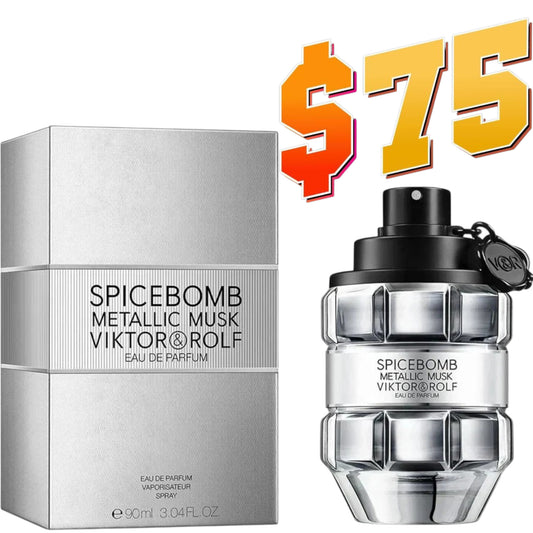 VIKTOR&ROLF Spicebomb Metallic Musk  NEW 2025 EDP 1.7 OZ SHIP FROM FRANCE