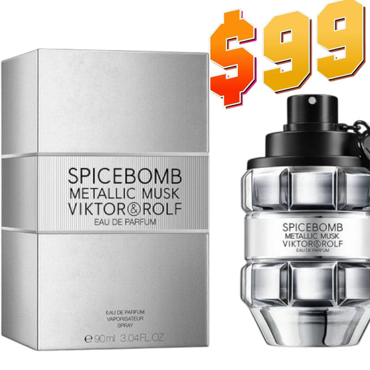 VIKTOR & ROLF Spicebomb Metallic Musk  NEW 2025 EDP 3 OZ SHIP FROM FRANCE