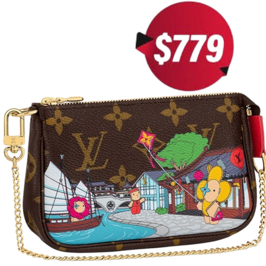 Brand NEW Louis Vuitton Vivienne Monogram Mini Pochette 100% AUTHENTIC